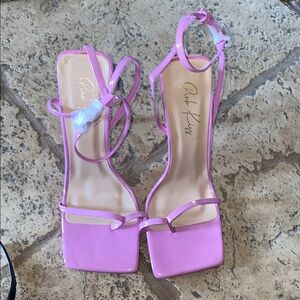Pink Kiss Strappy heels